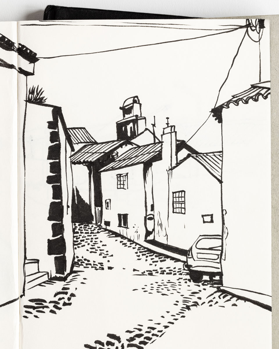 A village on the Azores